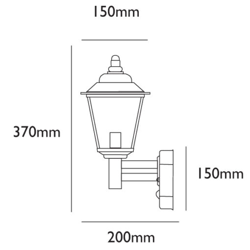 Stellus CLASSICA 370 WL S - Stainless Steel Wall Light with PIR Motion Sensor - Image 6