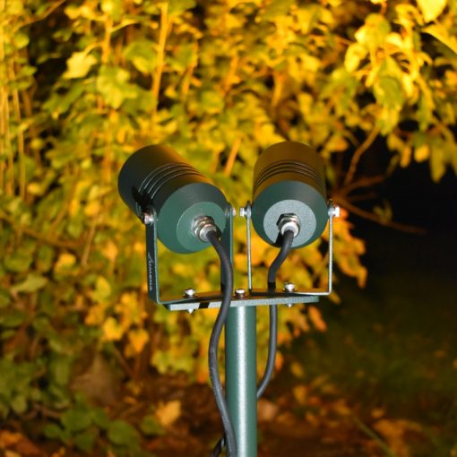 AlvaLED - Adjustable Twin Spike Light (GU10 / 240V) - Black / Green / Titanium Silver / Cocoa Copper - Image 8