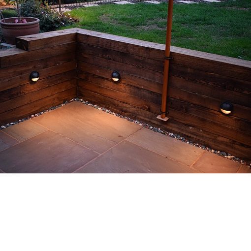 Eyelite 240V Garden Step Light - Solid Brass (Rustic Bronze Finish) - Image 13