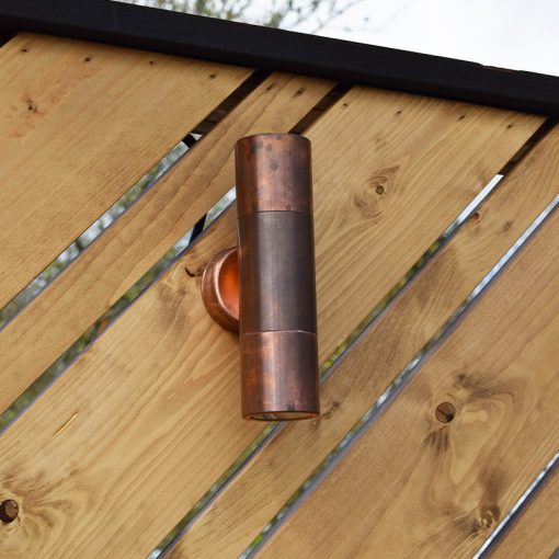 Hilospot - Outdoor Twin Spotlight - Natural Copper (240v) - Image 3