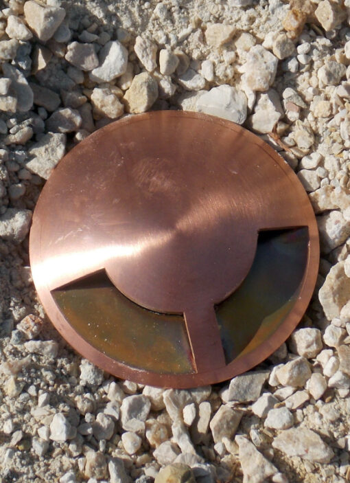 DuoMarka - 240v 2 Way Recessed Ground / Step Light - Natural Copper - Image 4