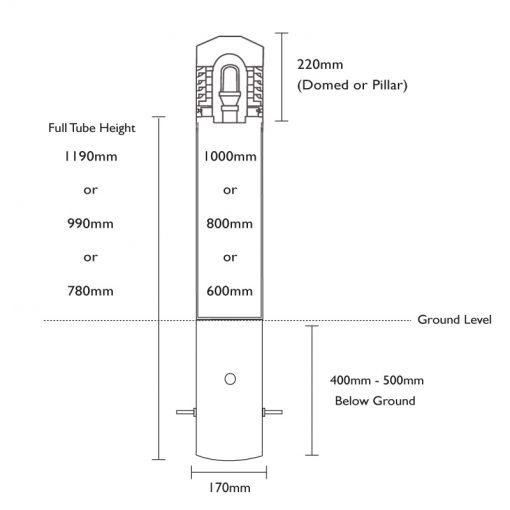 Fortress Dusk to Dawn Bollard Light (Photocell) - Professional Root Mount System - Image 8
