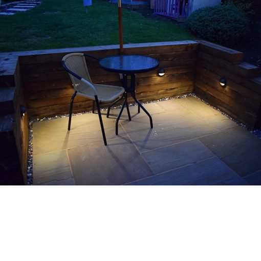 Eyelite 240V Garden Step Light - Solid Brass (Rustic Bronze Finish) - Image 12