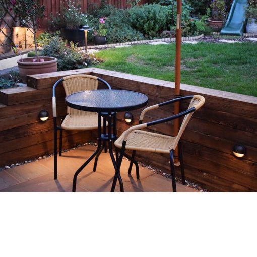 Eyelite 240V Garden Step Light - Solid Brass (Rustic Bronze Finish) - Image 2