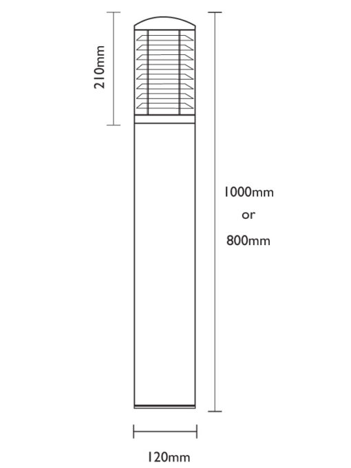 STELLED - Marine Grade 316 Stainless Steel Commercial Bollard Light - Image 7