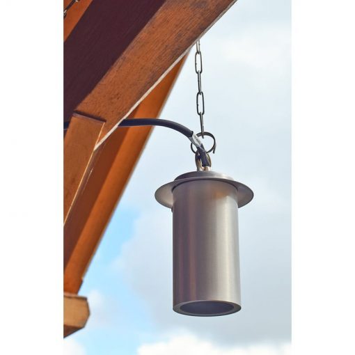 Pergolux 12v Hanging Light - Satin Silver - Image 3